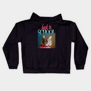 Back to School Cat Kids Hoodie